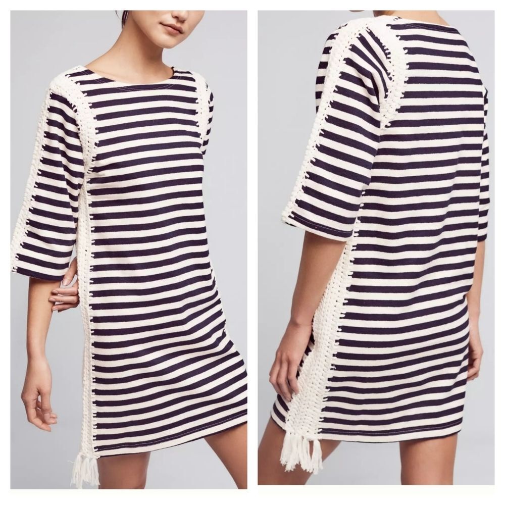Anthropologie Nautical Patchwork Tunic Dress